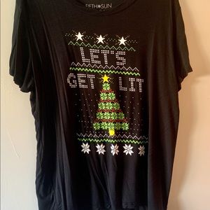 Xmas Let’s Get Lit Blouse